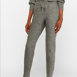 High waisted cozy sweater joggers